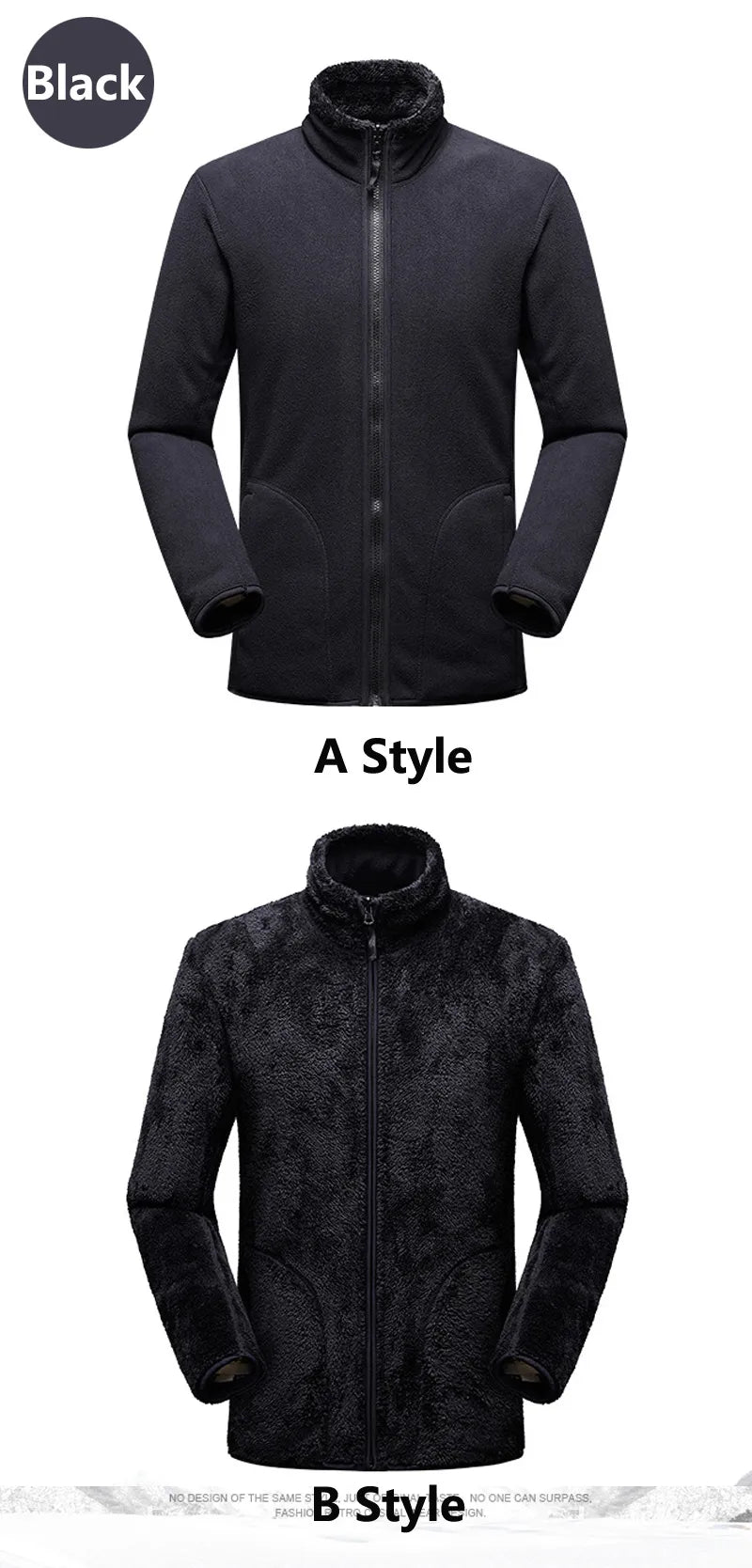 Women's Warm Reversible Polar Coats.