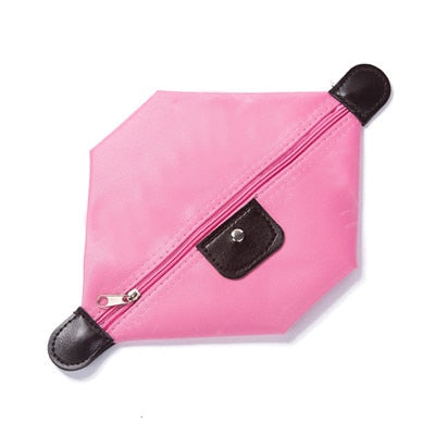 Women's Waterproof Nylon Foldable Toiletry Travel Bag.