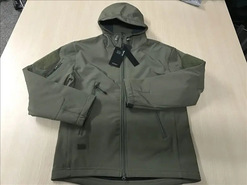 Men Or Women's Waterproof Soft Shell Windbreaker Jacket For Hunting Skiing Or Camping