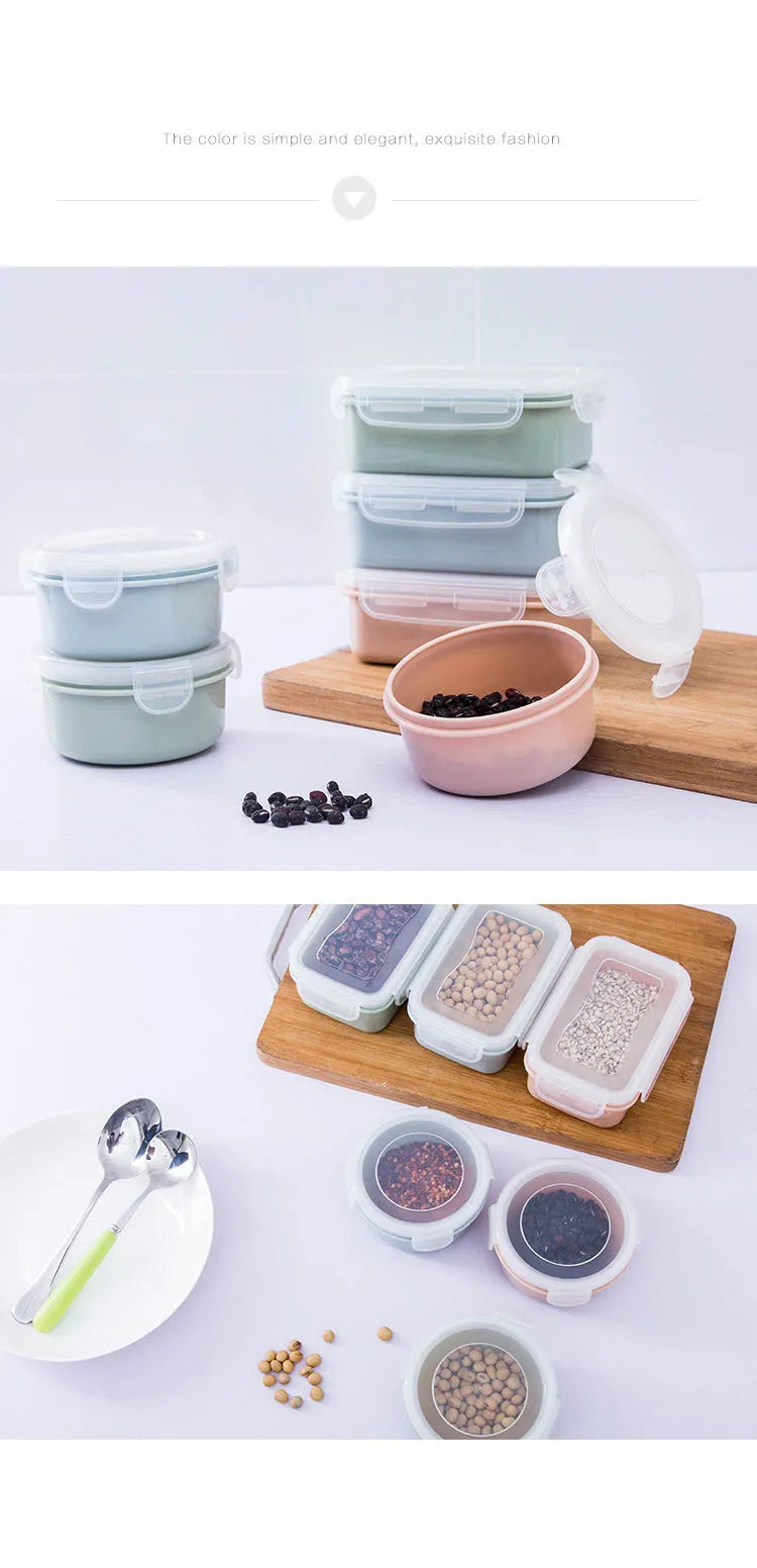 Plastic Lunch Bento OR Storage Food Box With Seal Proof Lid.