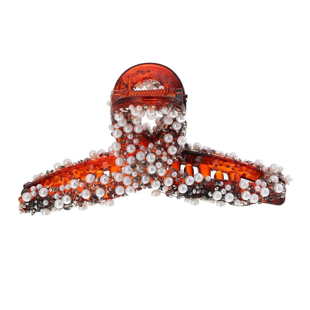 Rhinestone Claw Hair Clips.
