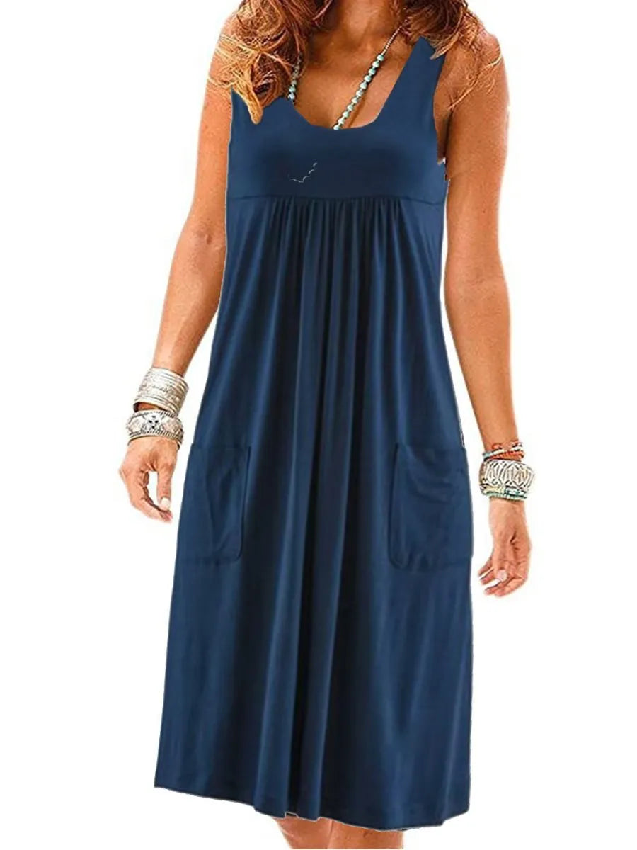 Women's Sleeveless Summer Dress.