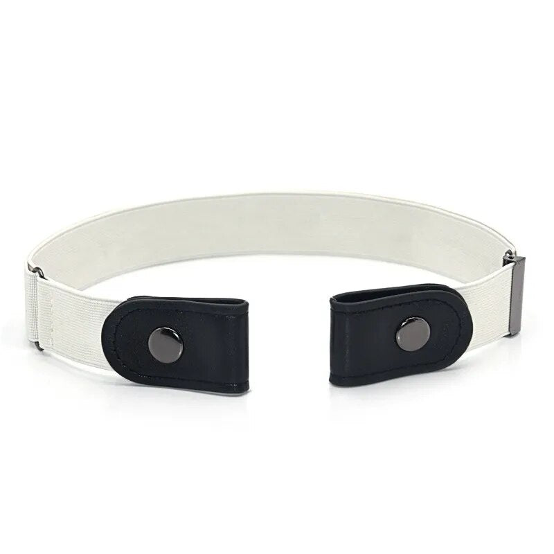 Unisex Buckle-Free Elastic Belt for Jeans Or Dress Pants.