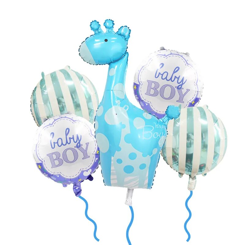 4D Transparent Balloons And Decorations For Baby Girl/Boy Baby Shower Or Gender Reveal Parties.