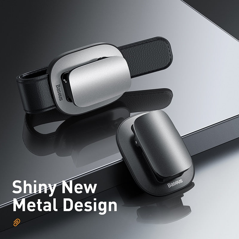 Sun visor clip to hold your sun glasses or eyewear.