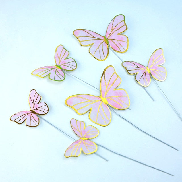 Butterfly Cupcake/Cake Topper For Weddings and Birthdays.