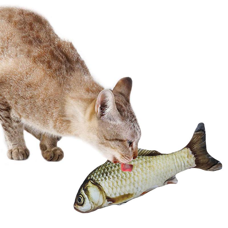 3D Fish Plush Cat Toy.