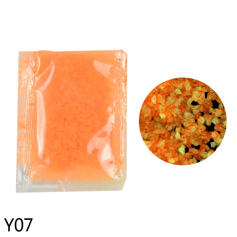 10/30g Luminous fluorescent Sand.  Glows in the dark.  Beautiful on a patio or in a garden.