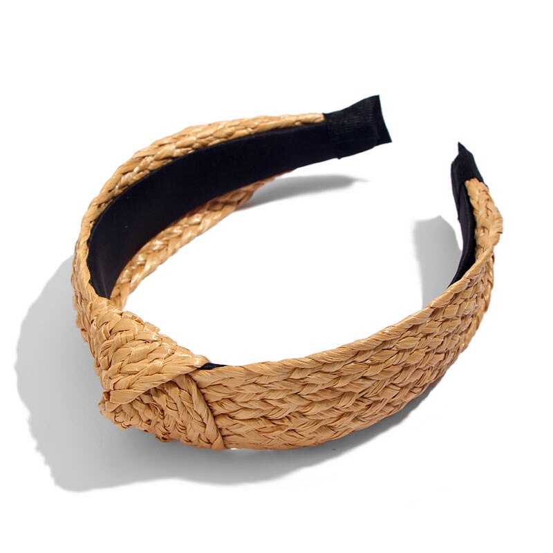 Flatfoosie Handmade Straw Weaving Hair Band.