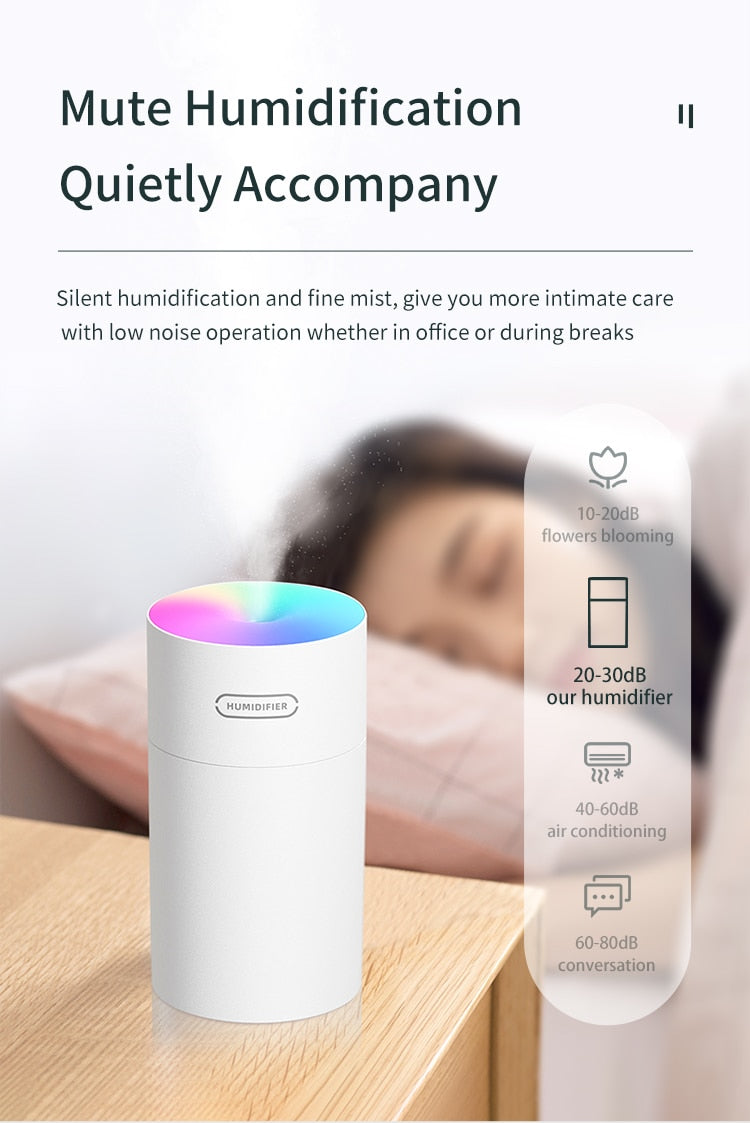 HiPiCok  USB Ultrasonic Air Humidifier Or Aromatherapy Oil Diffuser.