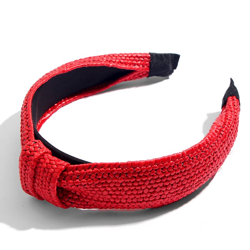 Flatfoosie Handmade Straw Weaving Hair Band.