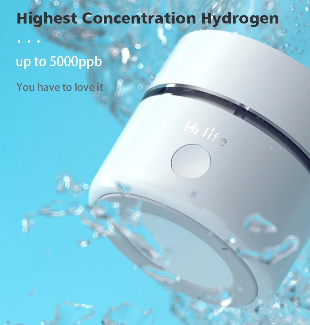 ALTHY H2Life Performance Molecular Hydrogen Water Generator Bottle DuPont SPE+PEM Dual Chamber lonizer + H2 Inhalation Device
