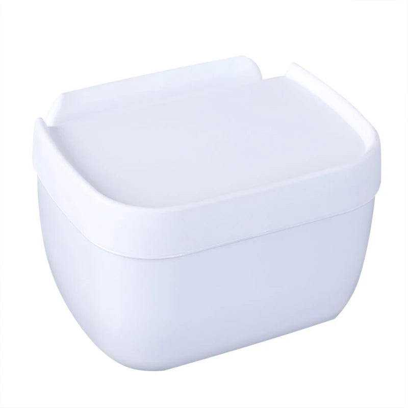 Waterproof Wall Mount Tissue Holder for Bathrooms With Shelf