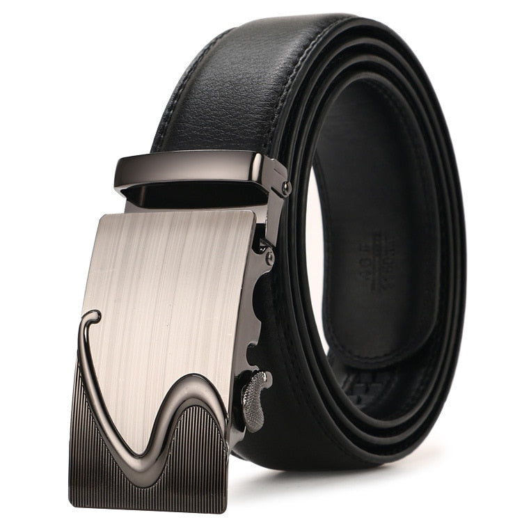 Men's Business Or Casual Automatic Buckle Belt.