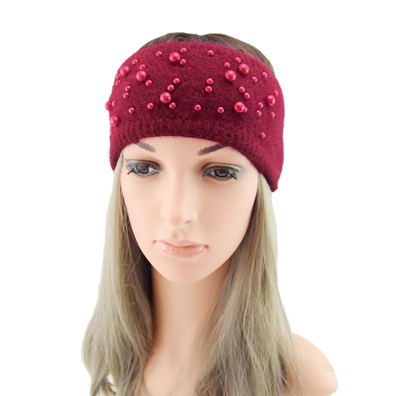 Women's Elastic Knitted Wool Headband.