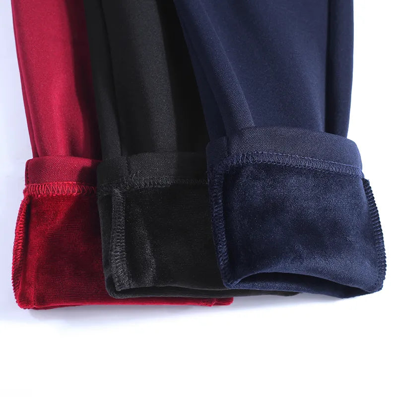 Women's High Waist Winter thick Warm Leggings.