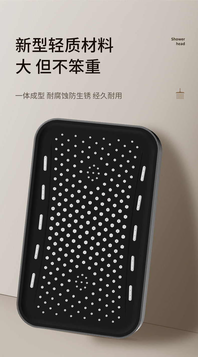 36CM High Pressure Rainfall Showerhead With 360° Swivel