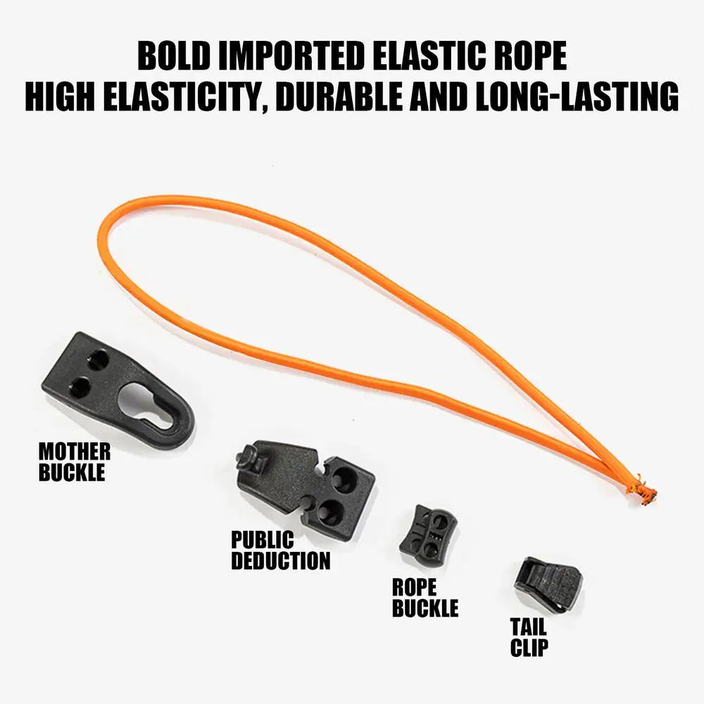 Adjustable Thick Elastic Rope Bag Expansion Strap With Quick Release Buckle