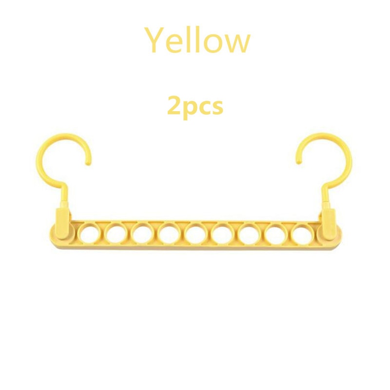 Plastic multi-port support hangers for Clothes.