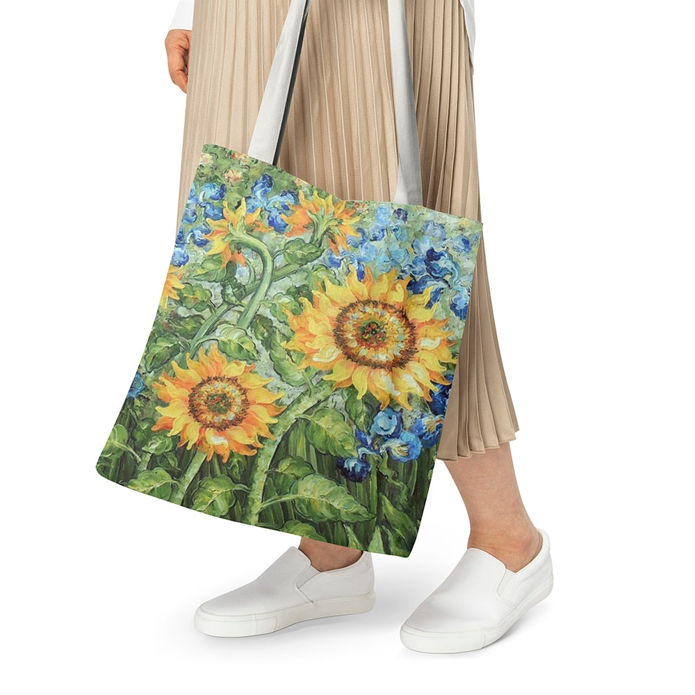 Van Gogh Oil Painting Canvas Shoulder Bags.