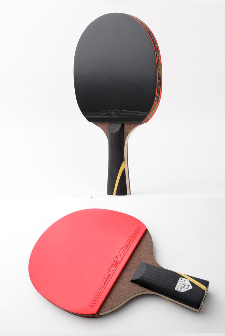 HUIESON 5/6 Star 2Pcs Carbon Table Tennis OR Ping Pong Racket.