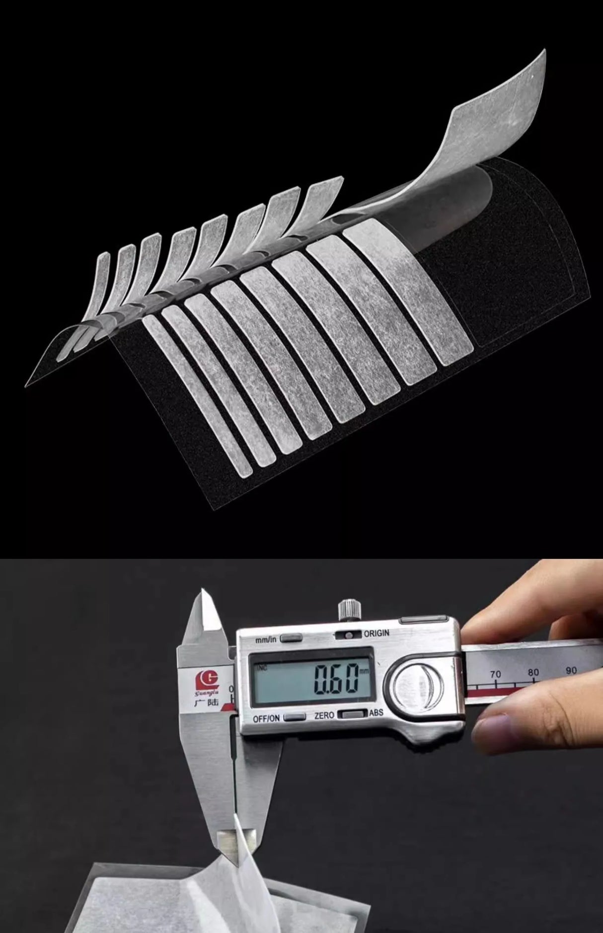 Silicone Transparent Adhesive Ring Size Adjuster