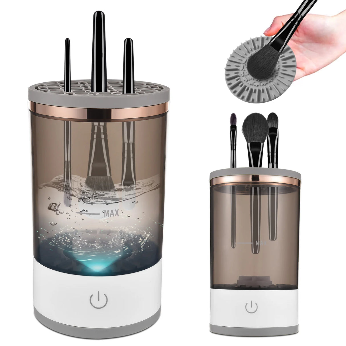 USB Chargeable Cosmetic Brush Cleaner For All Sizes