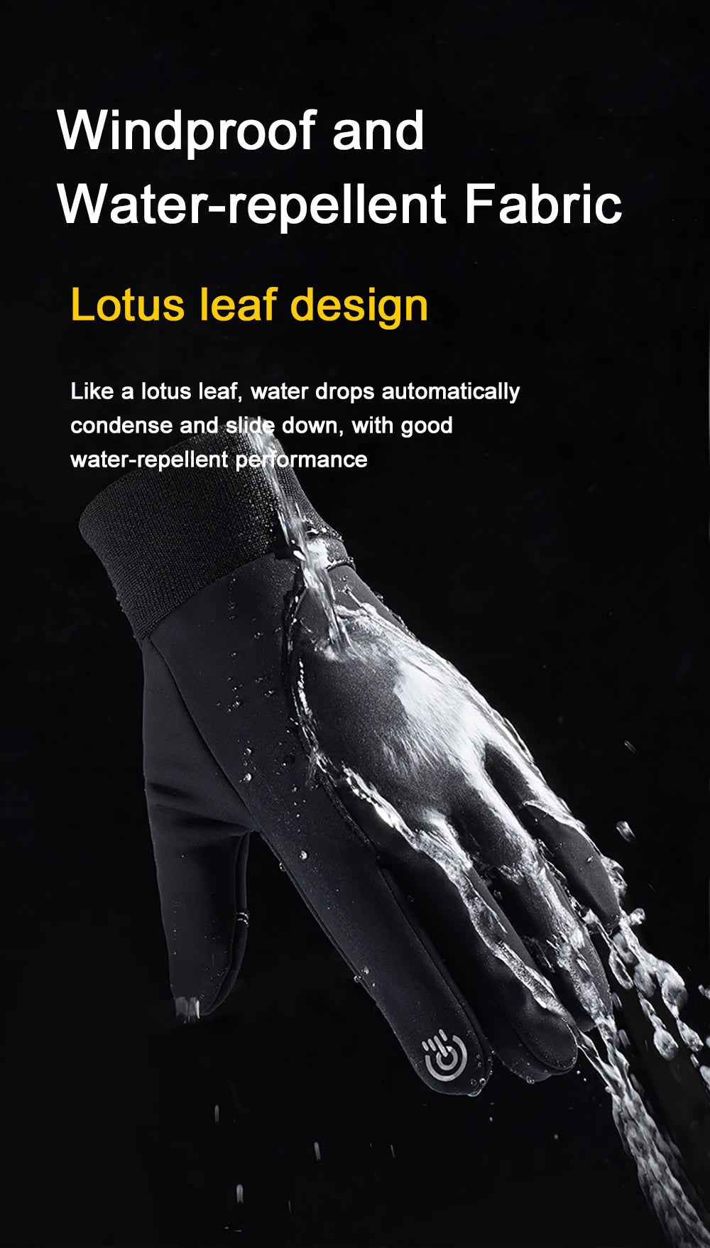 Men's Waterproof/Touchscreen Winter Gloves