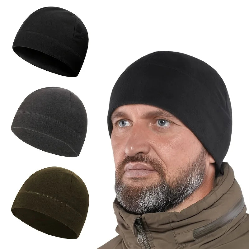 Unisex Windproof Polar Fleece Beanie
