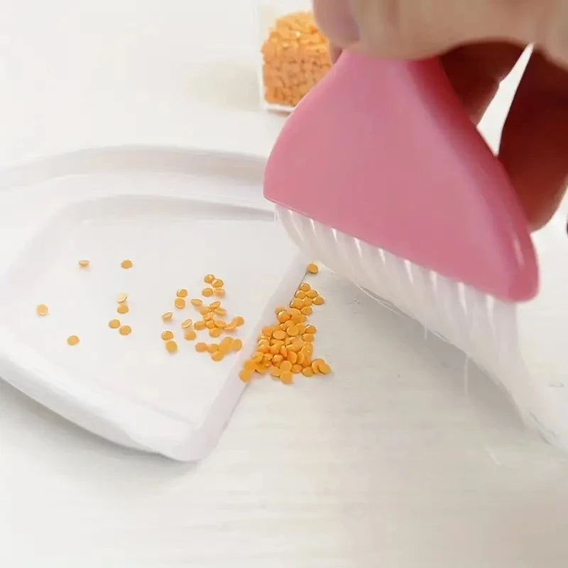 Mini Broom Dustpan Set For Desktop Or Keyboards