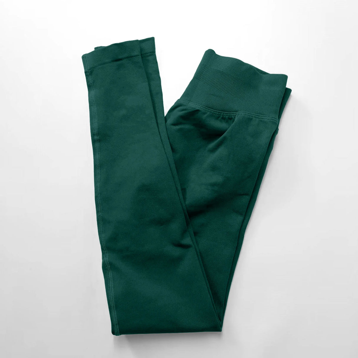 NCLAGEN Low Ribbed Band Seamless Scrunch Bum Impact Leggings