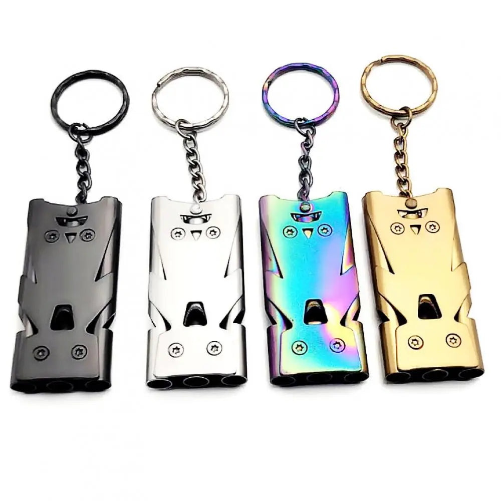 1 Pcs Double Pipe Whistle with High Decibel For Emergencies And Camping.