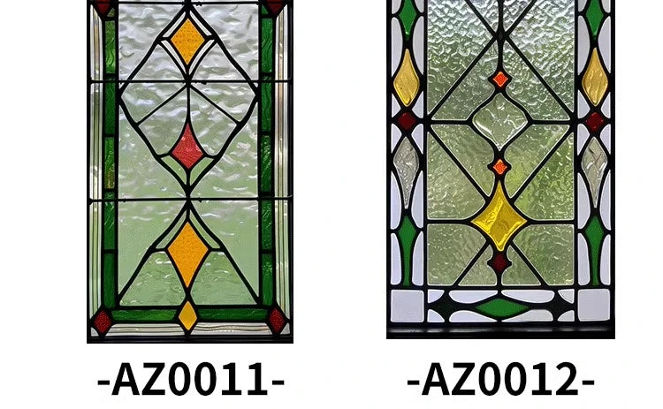 Electrostatic Vintage Stained Glass Window Sticker