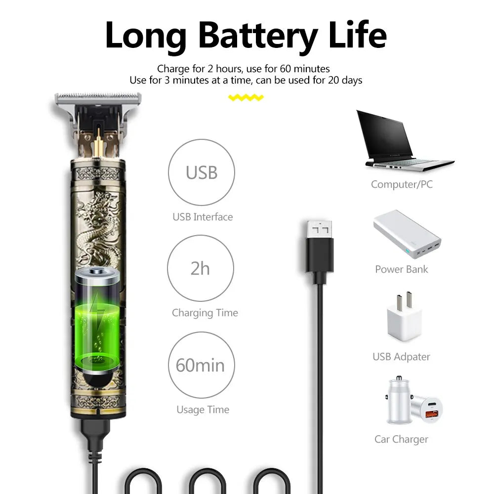 T9 USB Charging Beard/Hair Trimmer