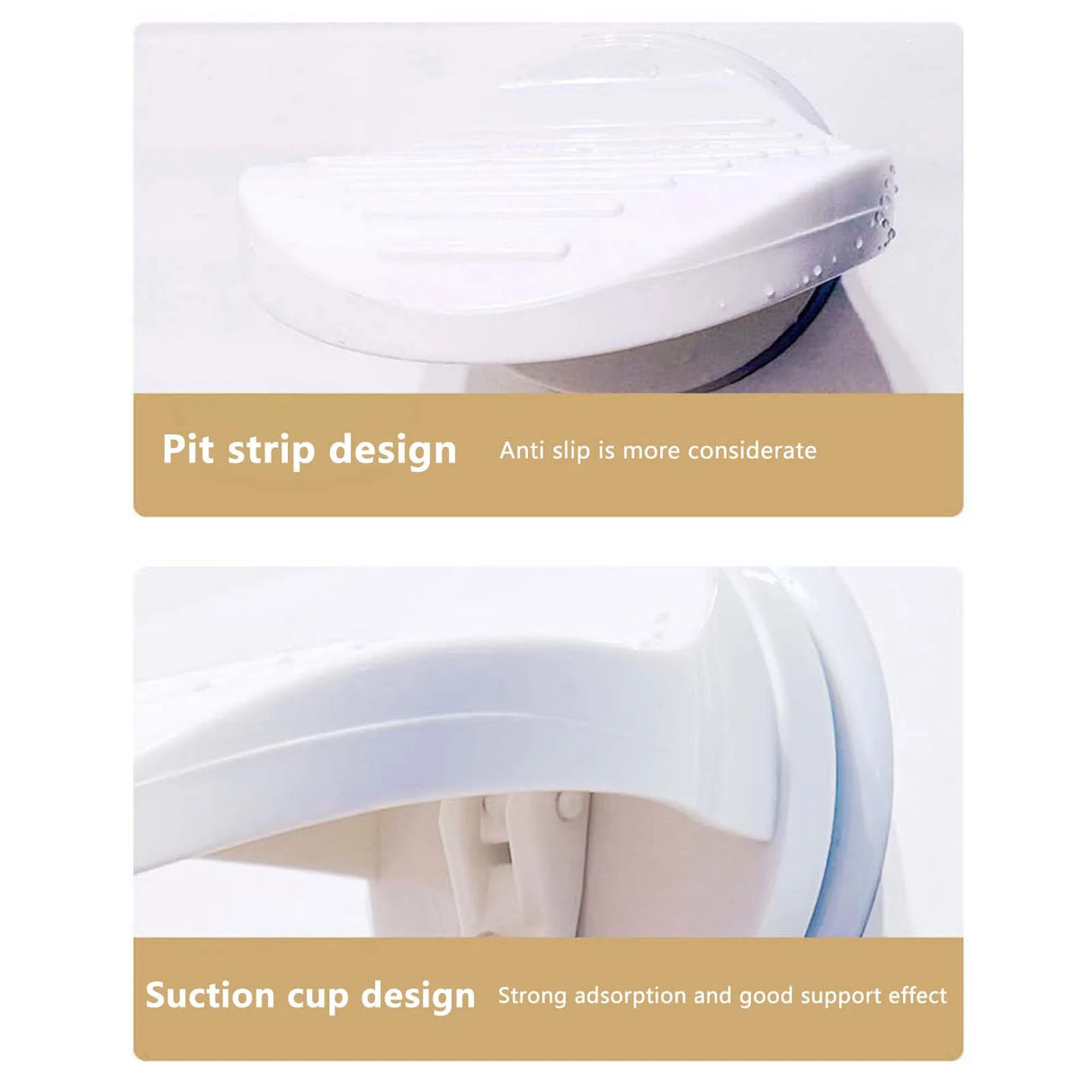 Bathroom Shower Foot Rest With Suction Cups