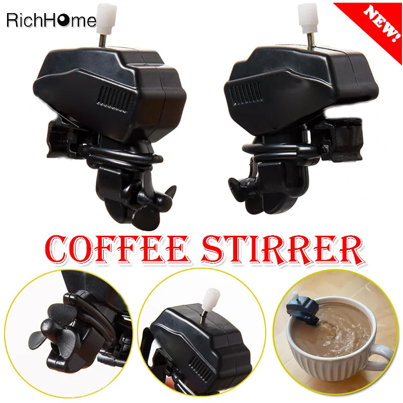 Wind Up Mini Boat Motor Coffee Stirrer