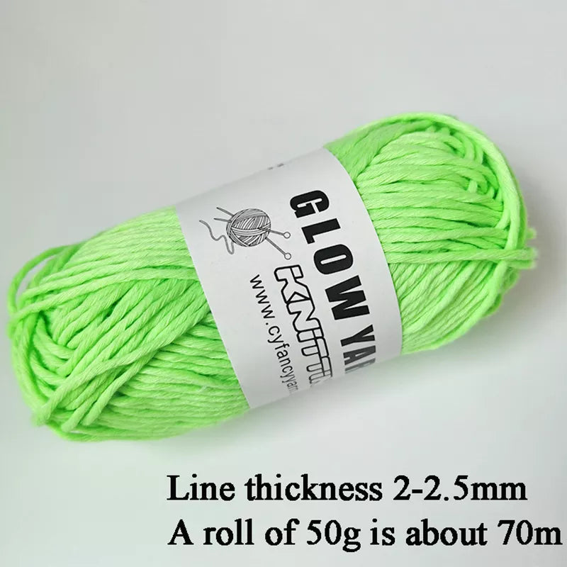 53M Long Polyester Luminous Yarn