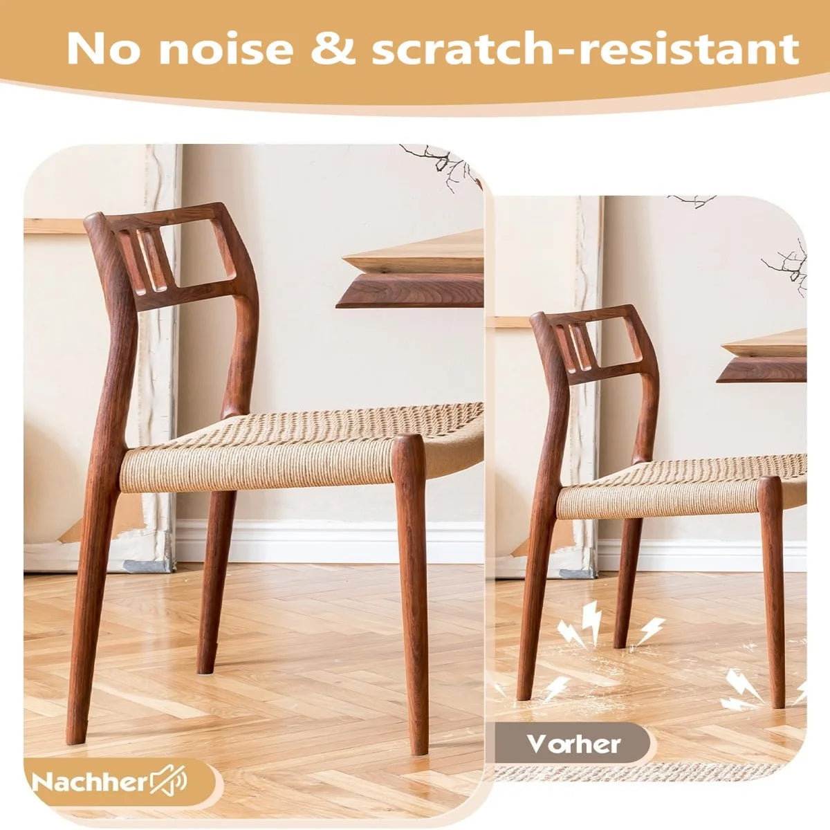 131PCS Round/Square Adhesive Felt Furniture Leg Pads