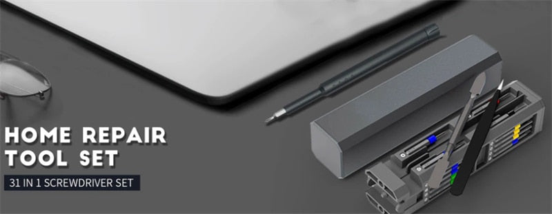 Precision Electric Screwdriver Kit With Adjustable Torque. Type C Fast Charging.