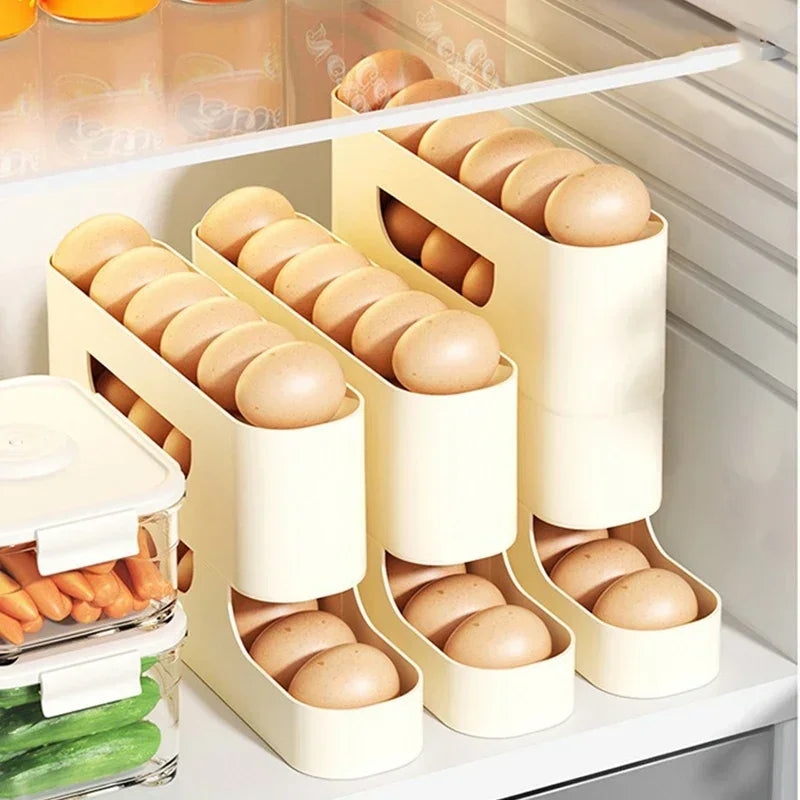 4 Layer Automatic Slide Egg Storage Box