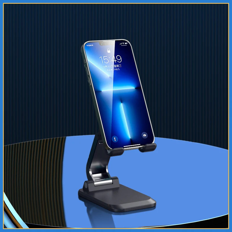 Foldable Metal Desktop Stand For Mobile Phone, iPad  Or Tablet