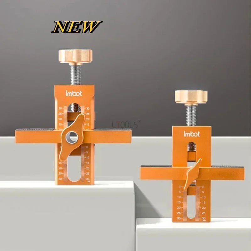 2 in 1 Woodworking Cabinet Door Installation Rebounding Device Drilling Tool
