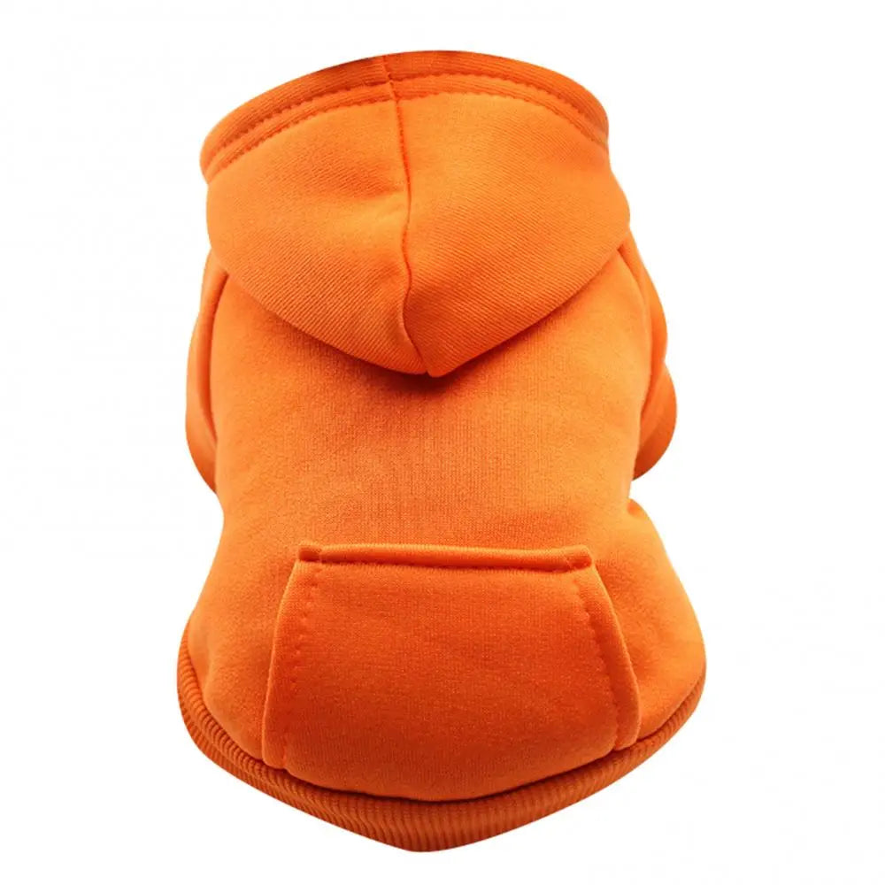 Pet Two-legged Hooded Sweatshirt With Pocket.