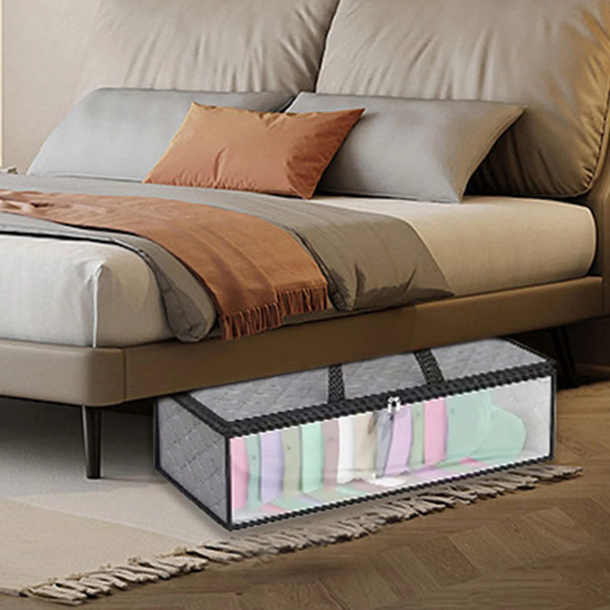 Multipurpose Folding Under-bed Storage Bag