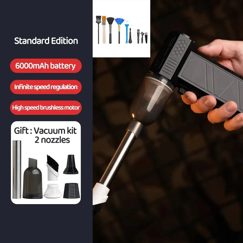 200000 RPM Turbo Jet Powerful Air Blower/Vacuum Dust Cleaner With Type-C Charging