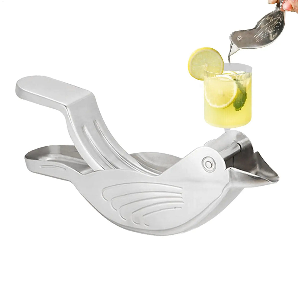 Bird Shaped Stainless Steel Manual Citrus Squeezer