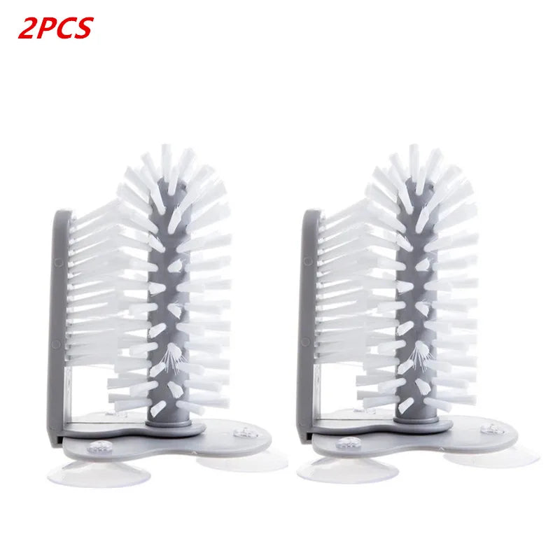 Detachable Suction Rotating Bottle Brush Cleaner