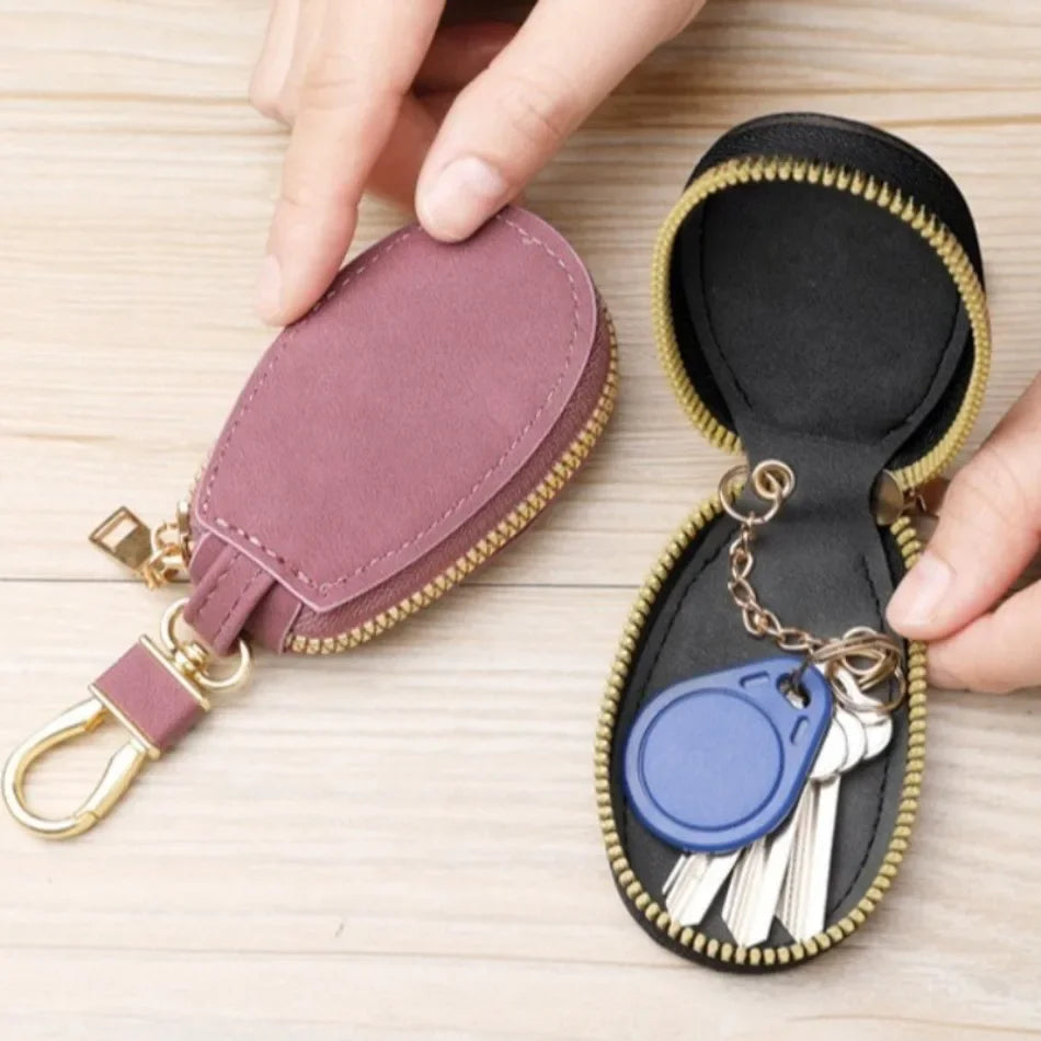 Leather Mini Keychain/Coin Pouch