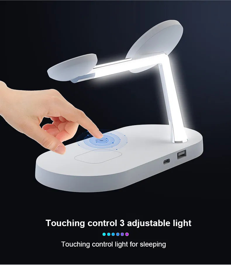 3 in 1 Wireless Charger For iPhone 15, 14, 13, 12 Pro Max for Apple Watch 5-9 & Airpods Pro 2 3.