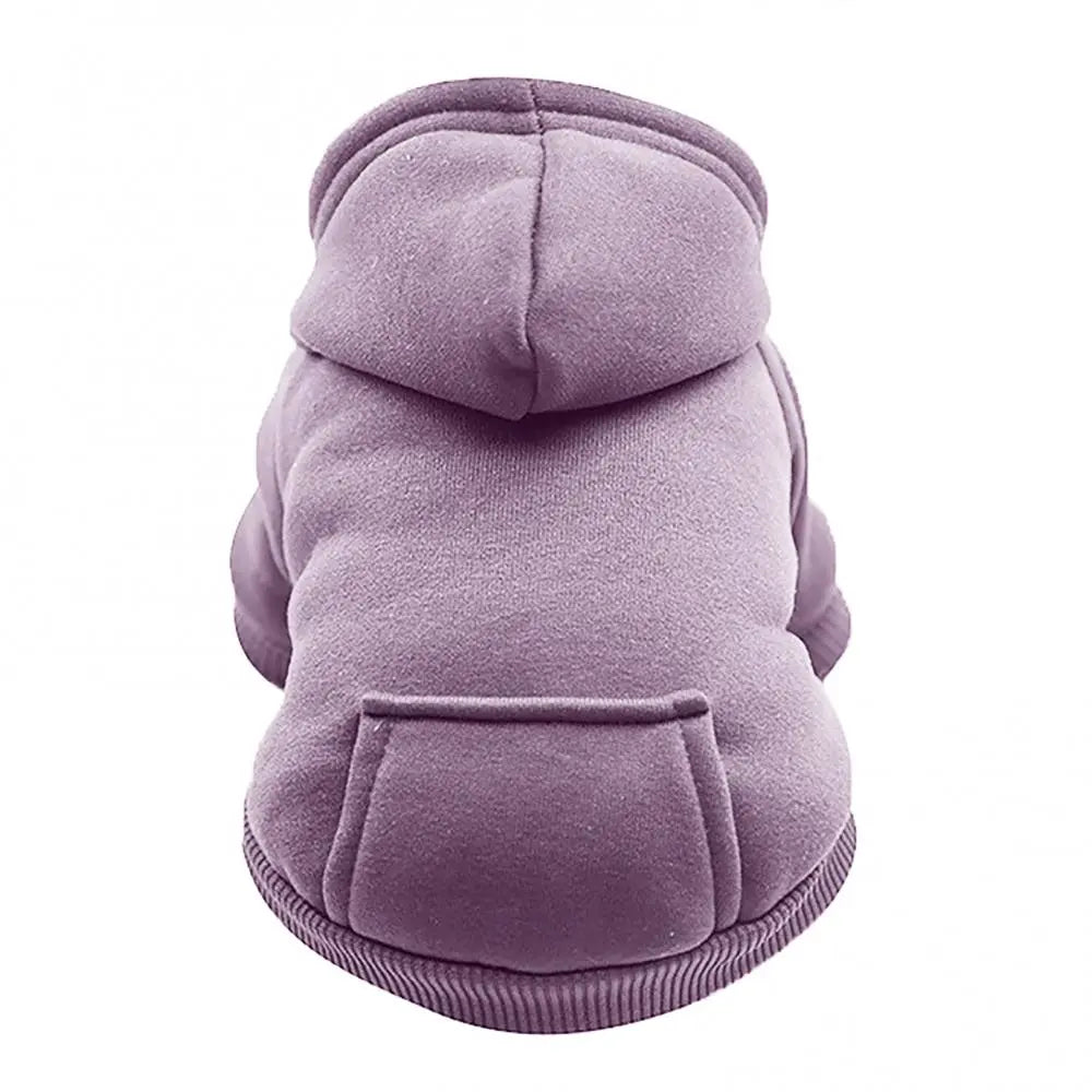 Pet Two-legged Hooded Sweatshirt With Pocket.